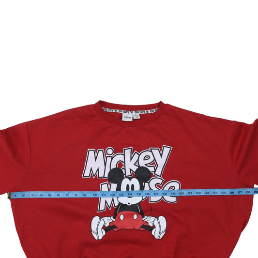 Womens UK Size XL Disney Red Pullover Sweatshirt