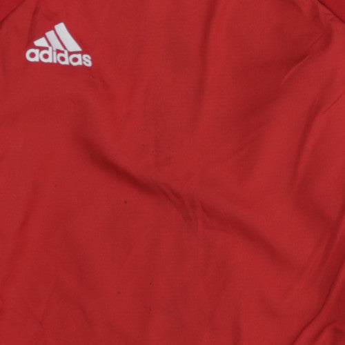 Boys UK Size 15-16 Years adidas Red Pullover Hoodie