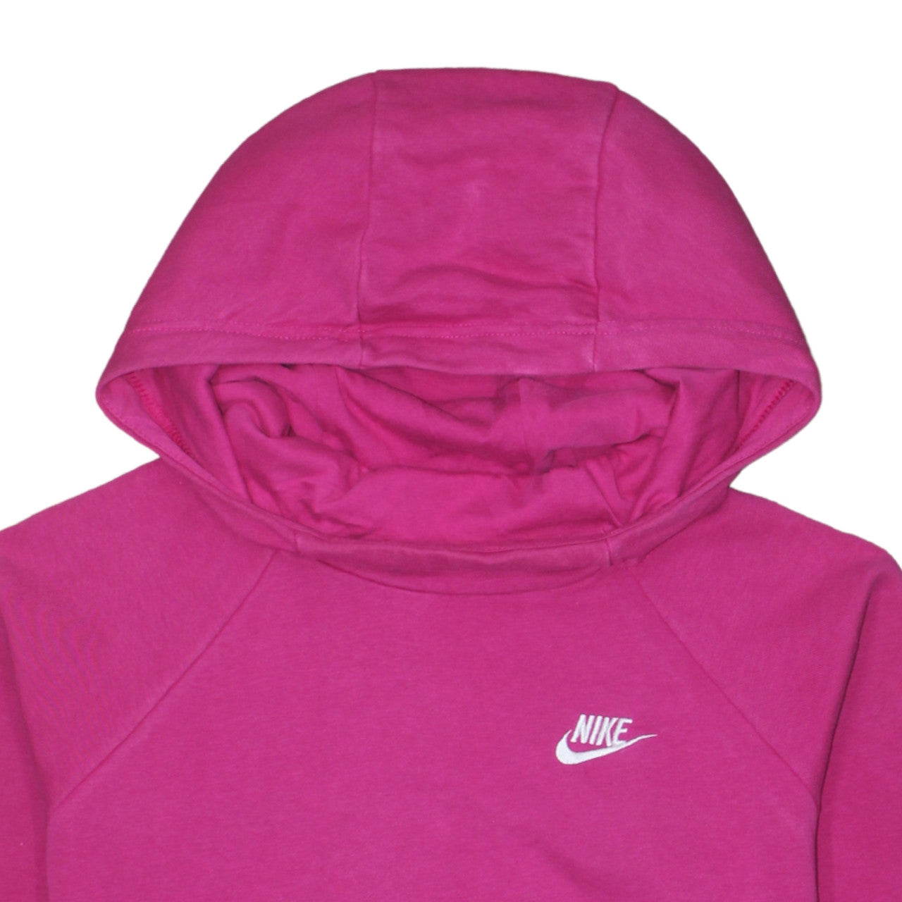 Womens UK Size S Nike Pink Pullover Hoodie