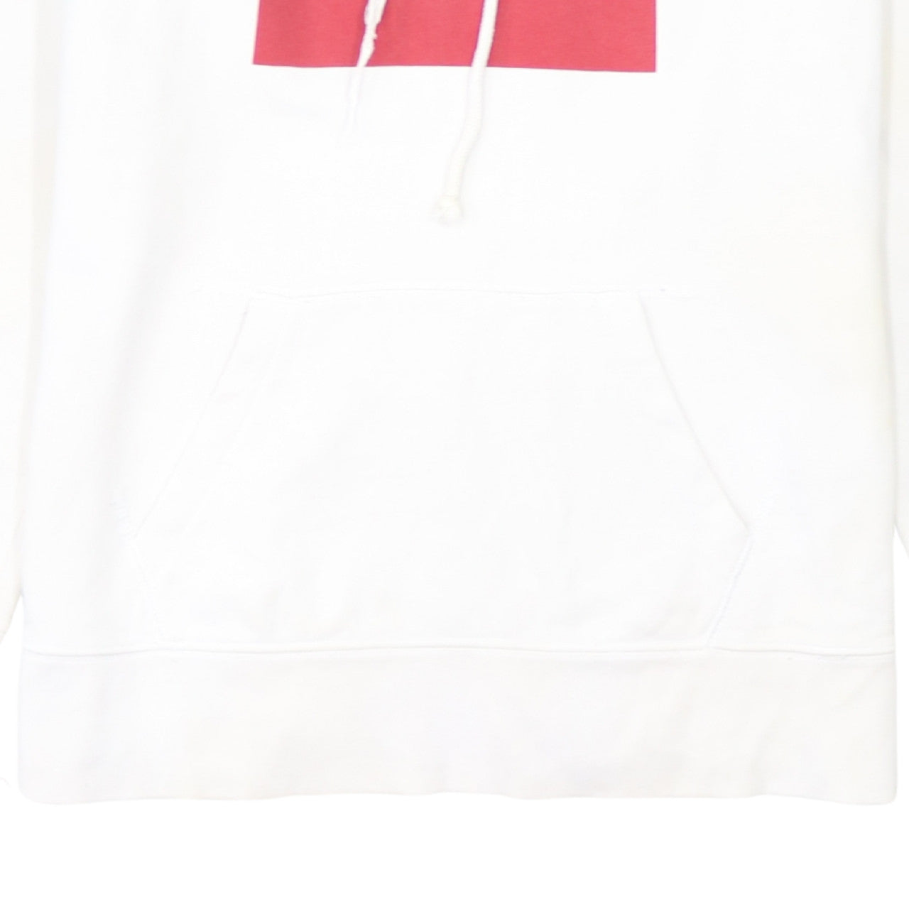 Mens UK Size M Levi's White Pullover Hoodie