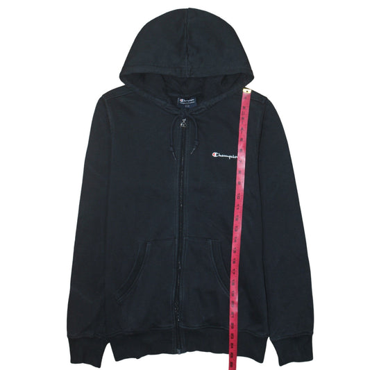 Mens UK Size S Champion Black Full Zip Hoodie