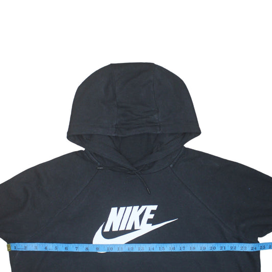 Womens UK Size XL Nike Black Pullover Hoodie