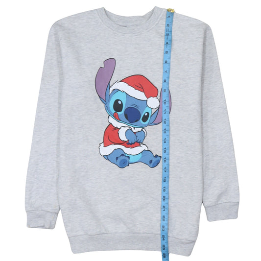 Back view of Disney Classics at George Teens Grey Stitch Christmas Sweatshirt 13-14 Years