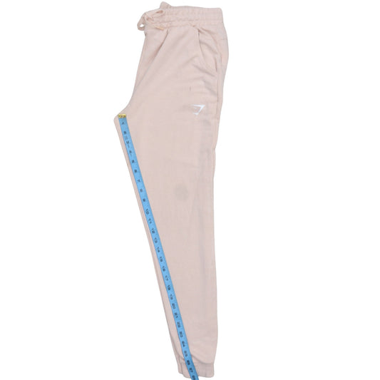 Womens UK Size S Gymshark Regular Fit Jogger Beige Trousers