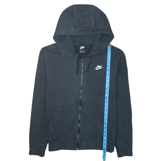 Mens UK Size M Nike Black Full Zip Hoodie