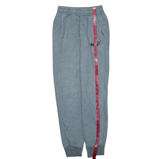 Mens UK Size S PUMA Regular Fit Jogger Grey Trousers