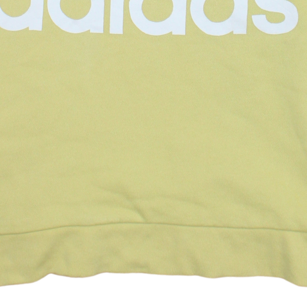 Womens UK Size 8 adidas Yellow Pullover Sweatshirt