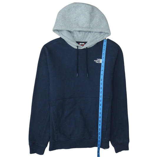 Mens UK Size M The North Face Blue Pullover Hoodie