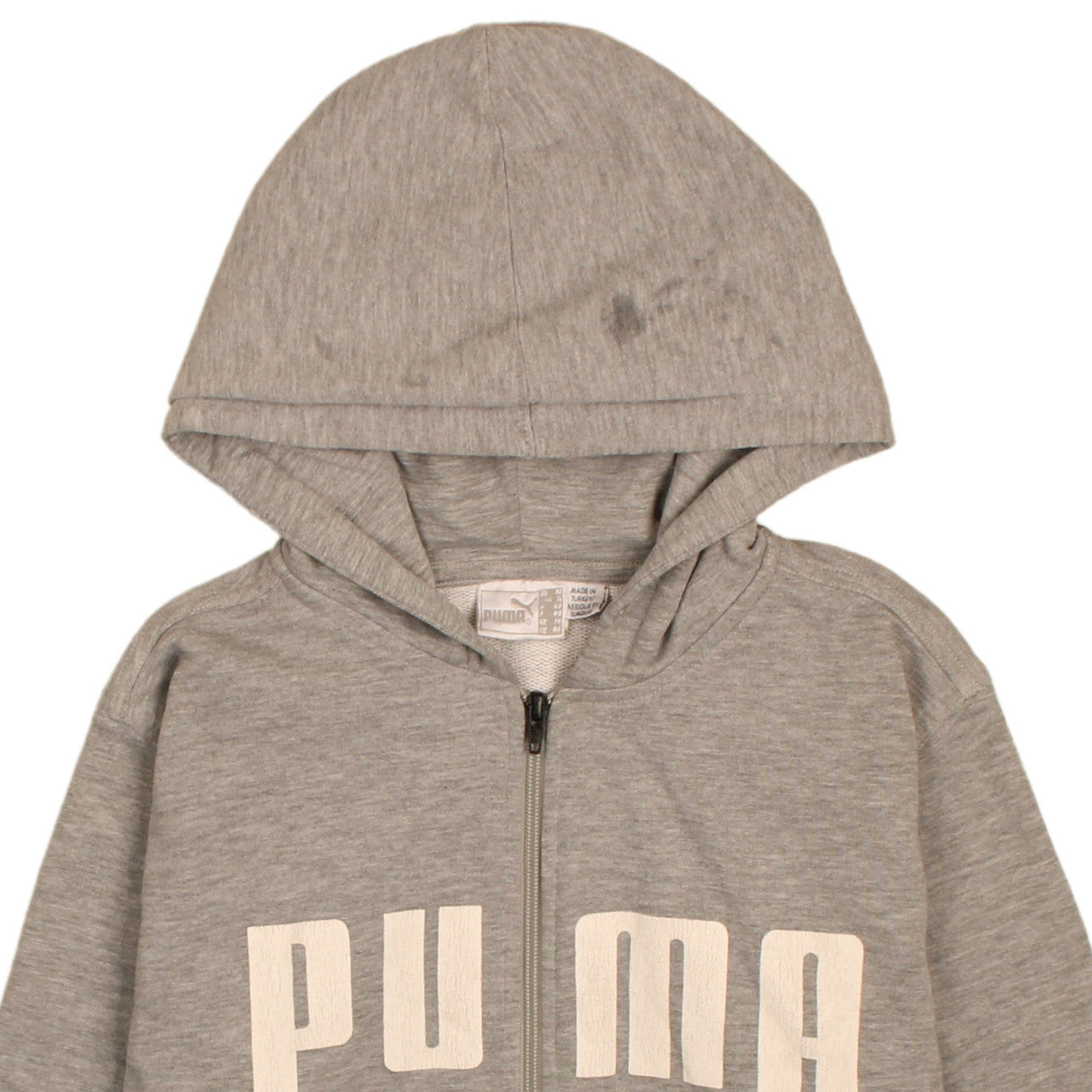 Womens UK Size M PUMA Grey Full Zip Hoodie