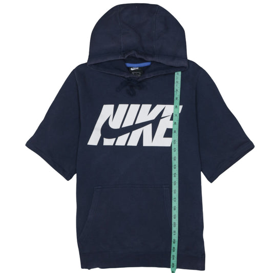 Mens UK Size S Nike Blue Pullover Hoodie