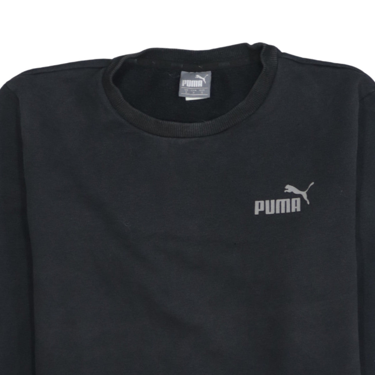 Mens UK Size S PUMA Black Pullover Sweatshirt