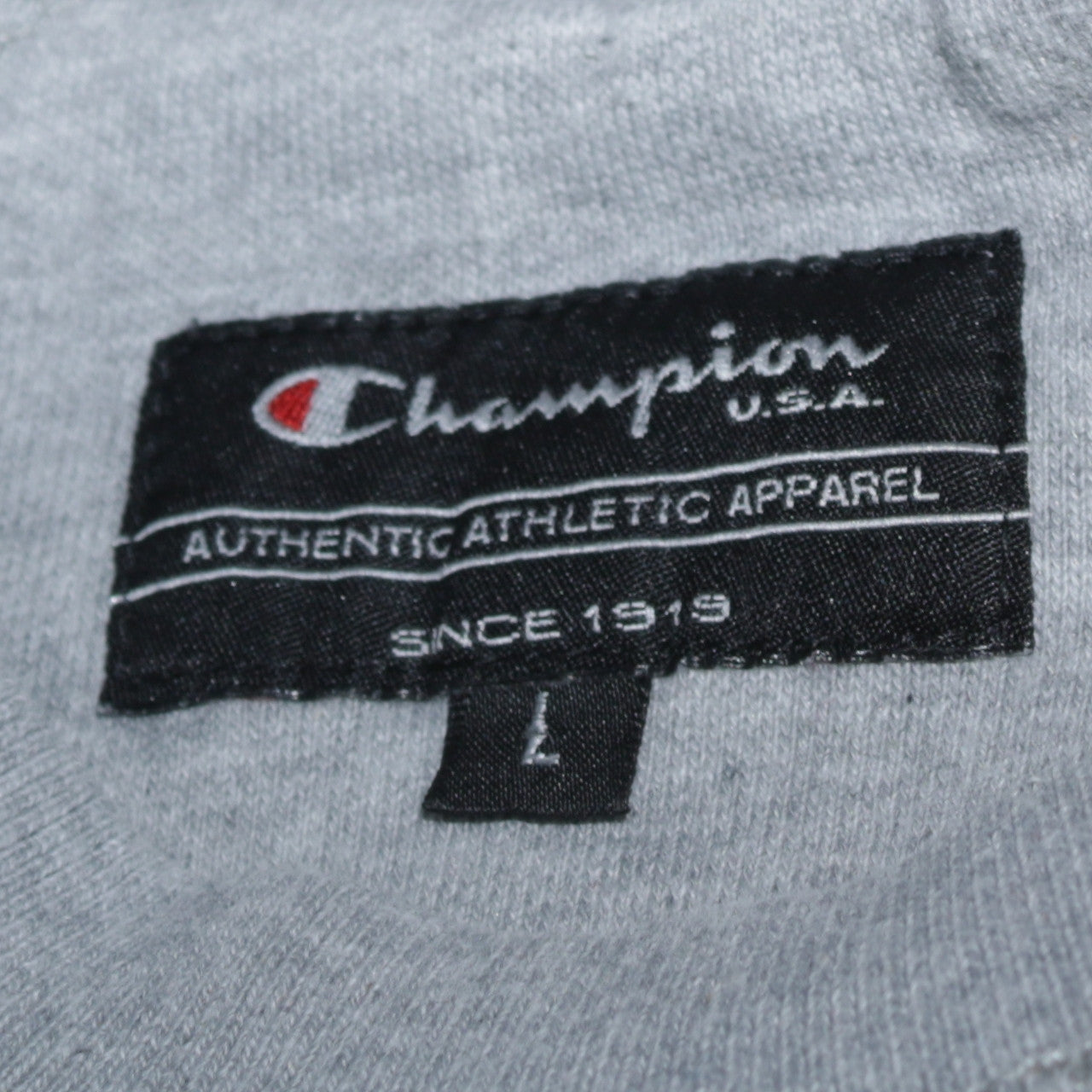 Mens UK Size L Champion Grey Pullover Sweatshirt