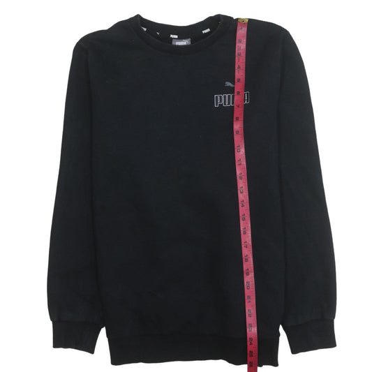 Mens UK Size S PUMA Black Pullover Sweatshirt