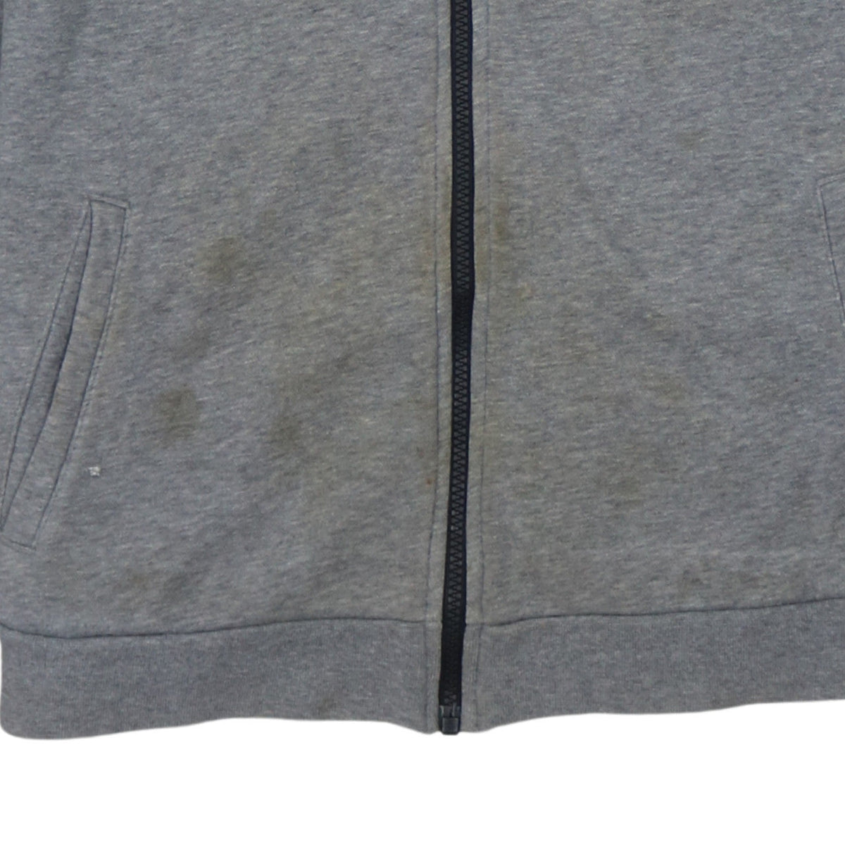 Additional view of Nike boys’ grey full zip hoodie sweatshirt 13-15 years gym air logo