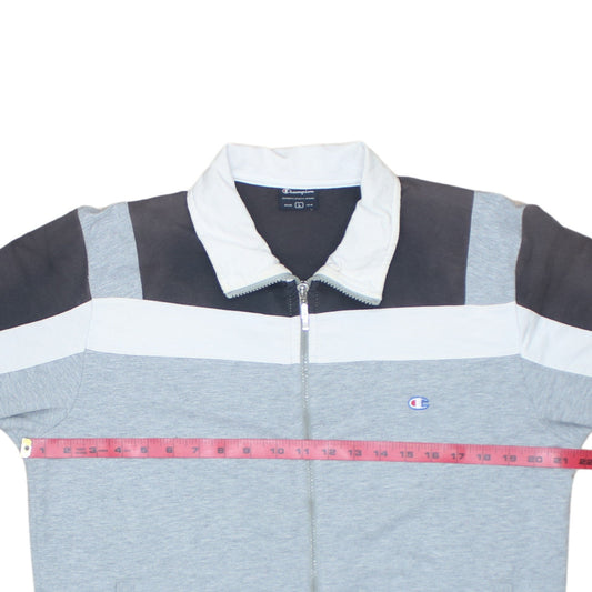 Mens UK Size L Champion Grey Gym & Training Running & Jogging Walking Jacket