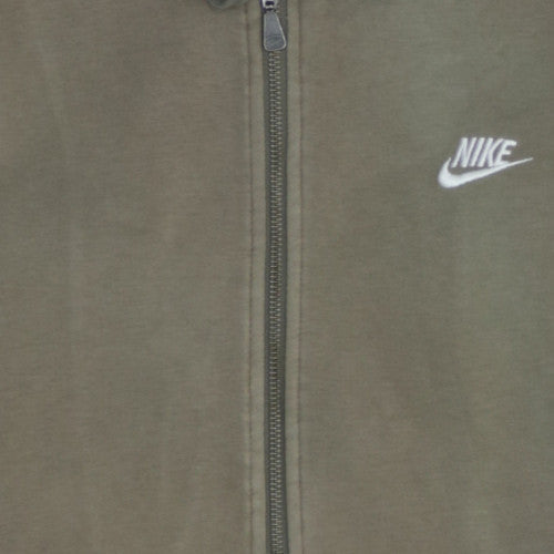 Mens UK Size S Nike Brown Full Zip Hoodie