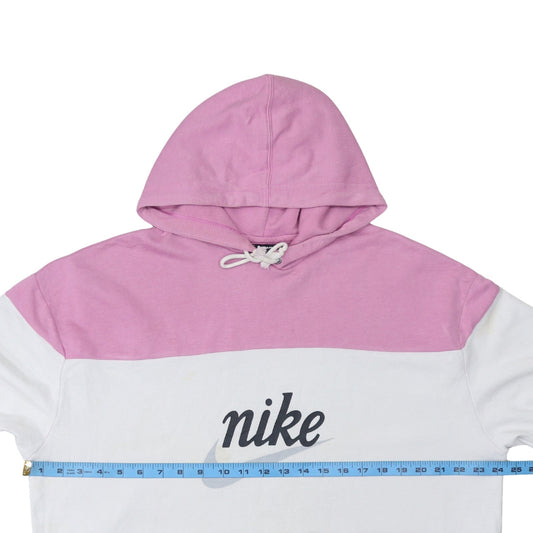 Womens UK Size M Nike Multicoloured Pullover Hoodie
