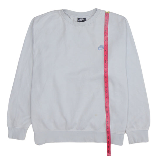 Womens UK Size L Nike White Pullover Sweatshirt