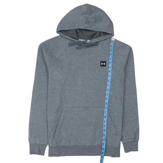 Mens UK Size M Under armour Grey Pullover Hoodie
