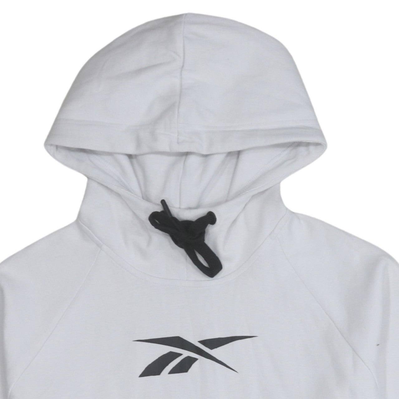 Womens UK Size M Reebok White Pullover Hoodie