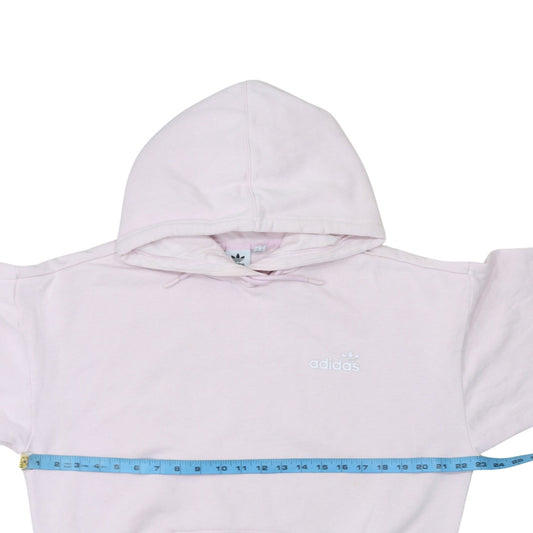 Womens UK Size 14 adidas Pink Pullover Hoodie