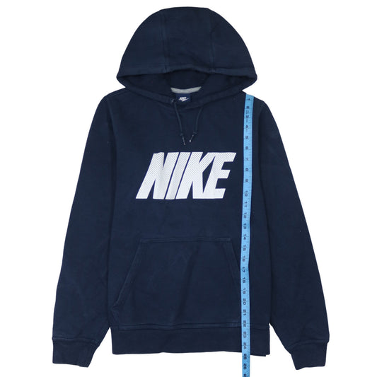 Mens UK Size S Nike Blue Pullover Hoodie