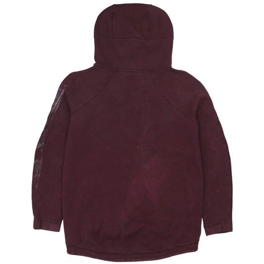 Mens UK Size S Nike Brown Full Zip Hoodie