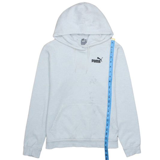 Mens UK Size L PUMA Grey Pullover Hoodie