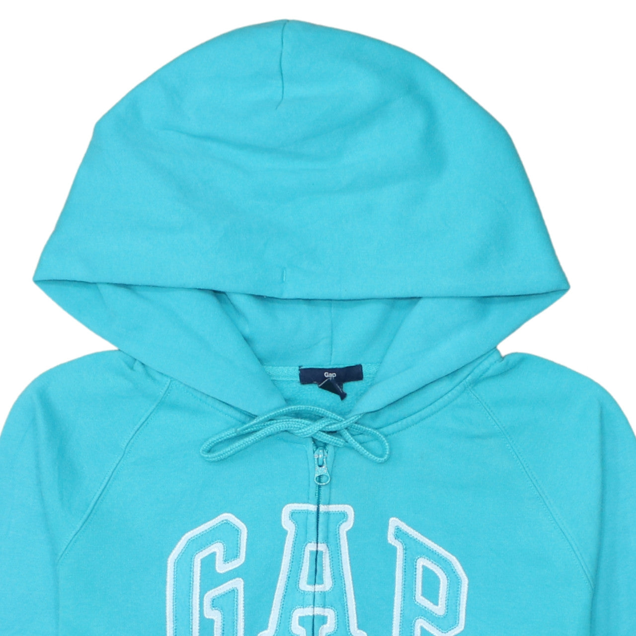 Womens UK Size L Gap Blue Full Zip Hoodie