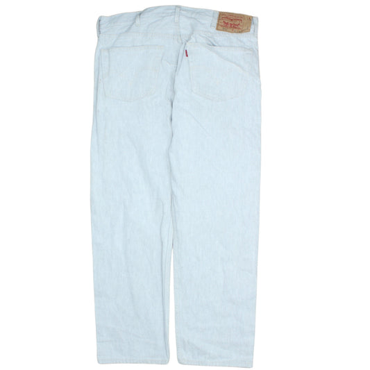 Mens UK Size 36 Levi's Regular Fit Straight Blue Jeans