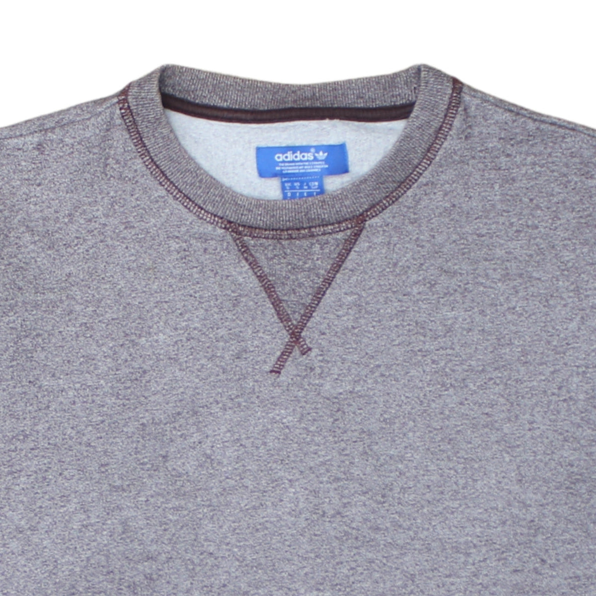 Mens UK Size S adidas Grey Pullover Sweatshirt