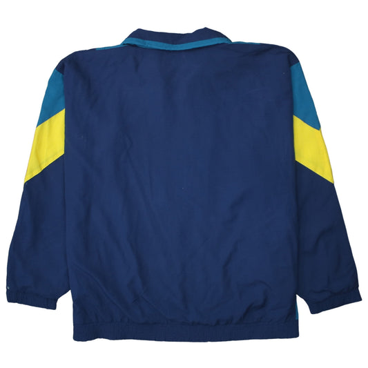 Mens UK Size XL Mount Blue Windbreaker Coat