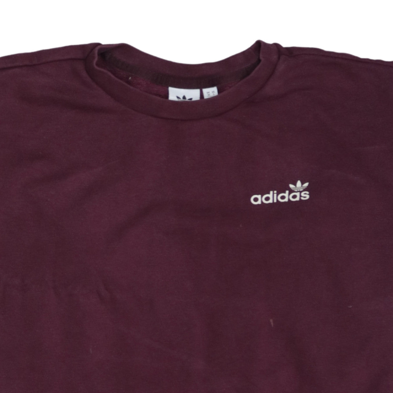 Womens UK Size 10 adidas Red Pullover Sweatshirt