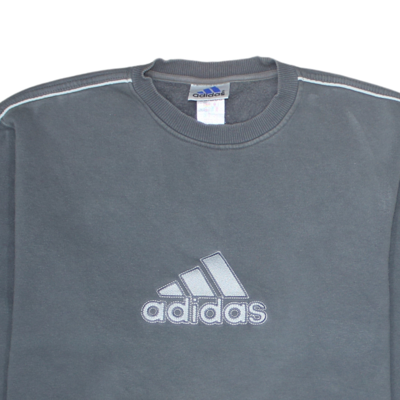 Mens UK Size L adidas Grey Pullover Sweatshirt