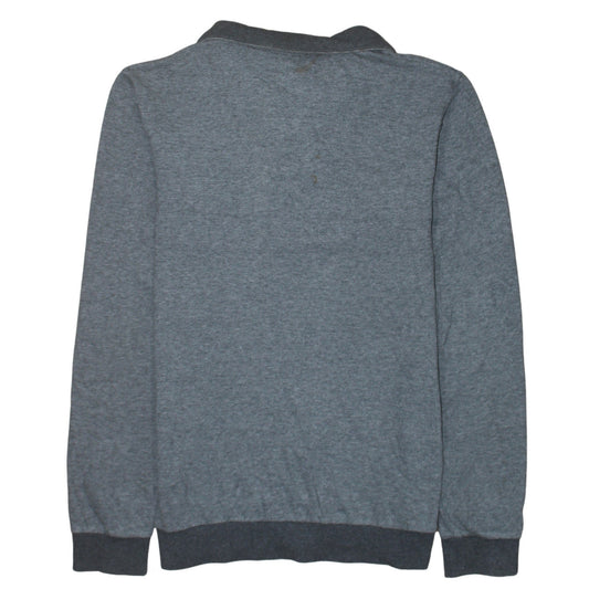 Mens UK Size L Timberland Grey Henley Sweatshirt