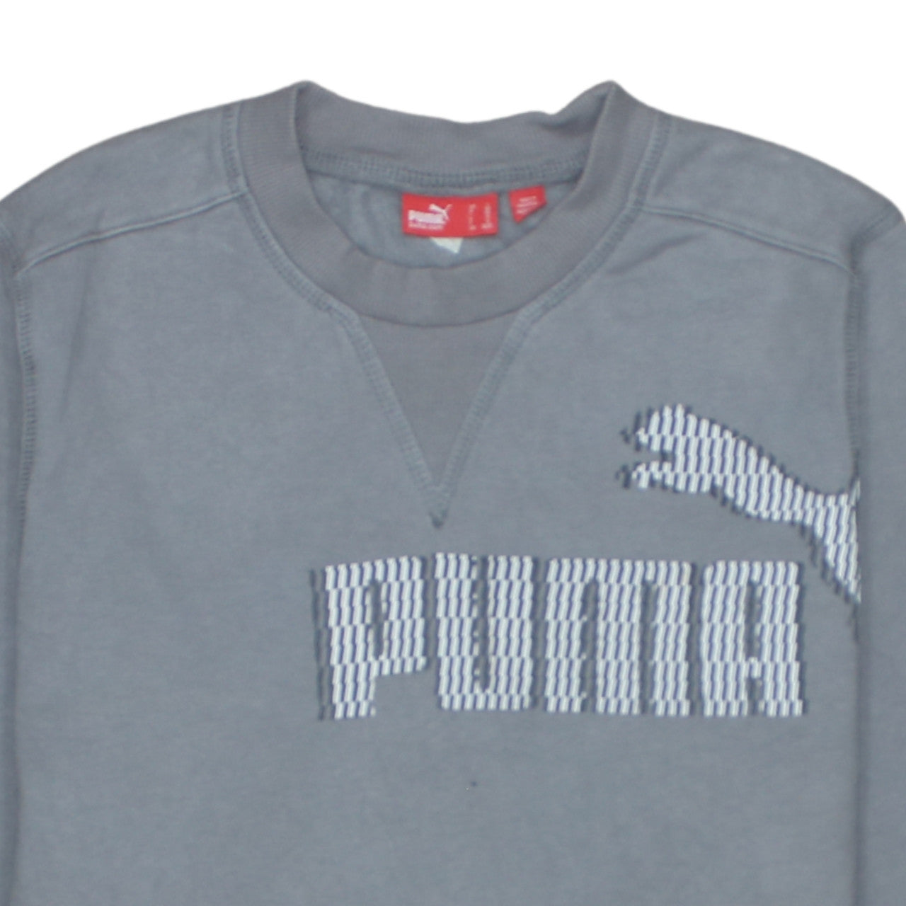 Mens UK Size L PUMA Grey Pullover Sweatshirt