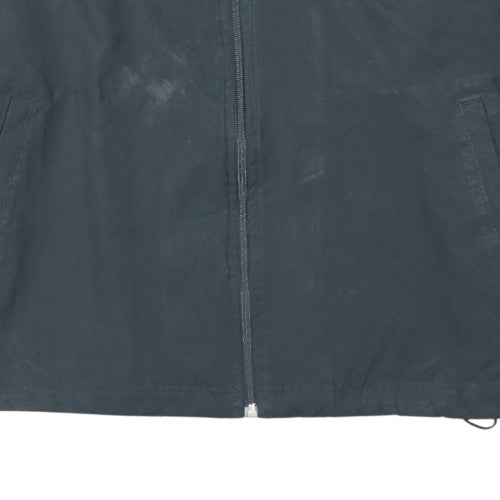 Mens UK Size XL Nike Black Windbreaker Coat