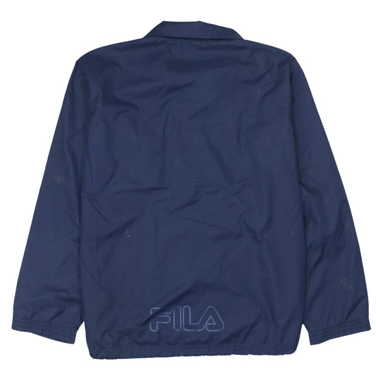 Boys UK Size 16 Years FILA Blue Windbreaker Coat