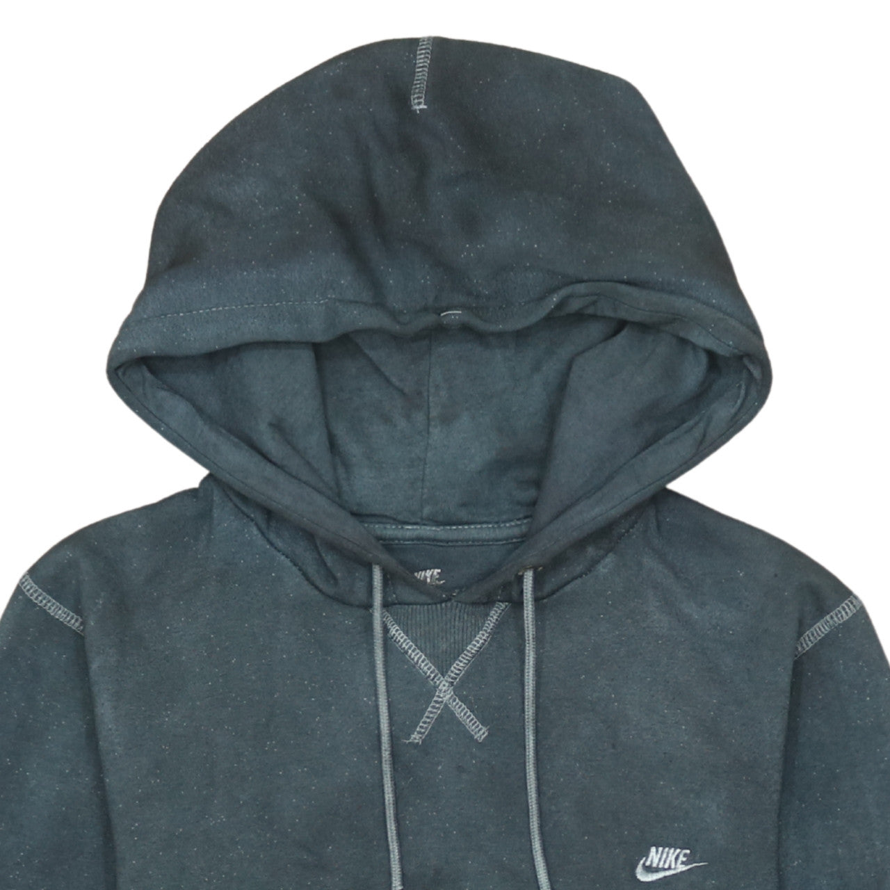 Womens UK Size S Nike Blue Pullover Hoodie