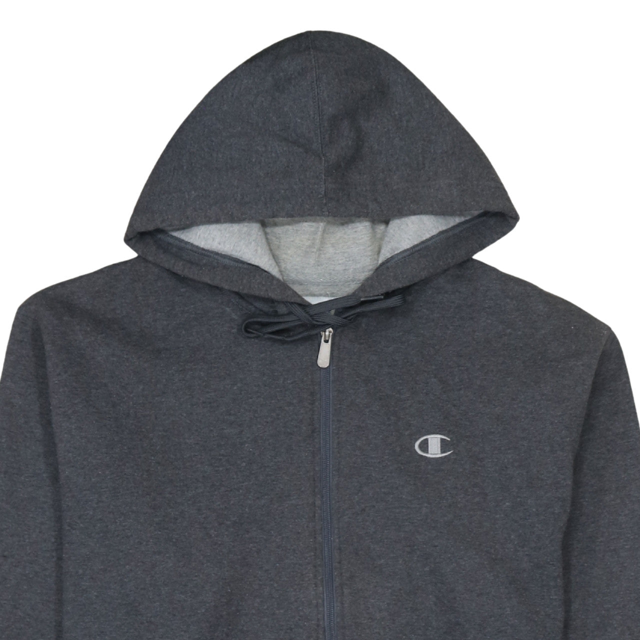 Mens UK Size M Champion Grey Full Zip Hoodie