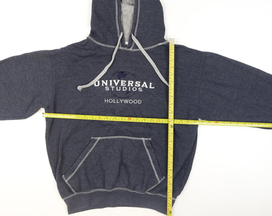 Mens UK Size M Universal Studios Blue Pullover Hoodie