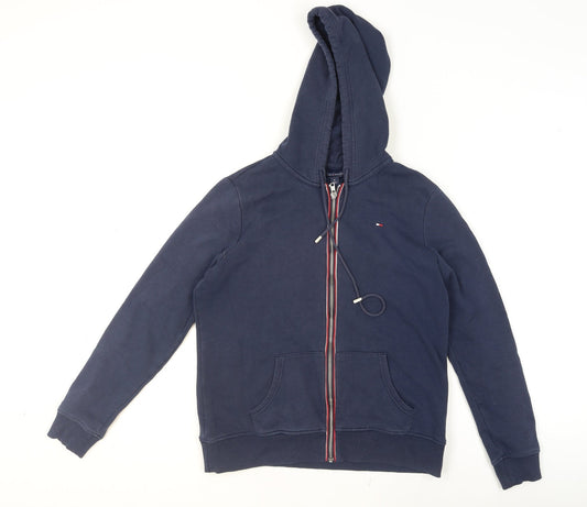 Womens UK Size M Tommy Hilfiger Blue Gym & Training Casual Walking Jacket
