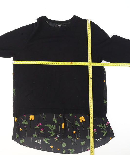 Womens UK Size 10 NEXT Black Pullover Jumper