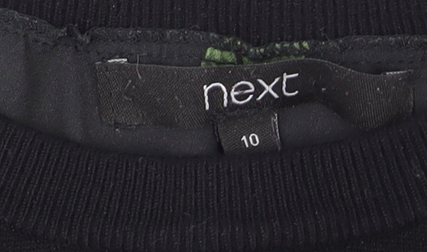 Womens UK Size 10 NEXT Black Pullover Jumper