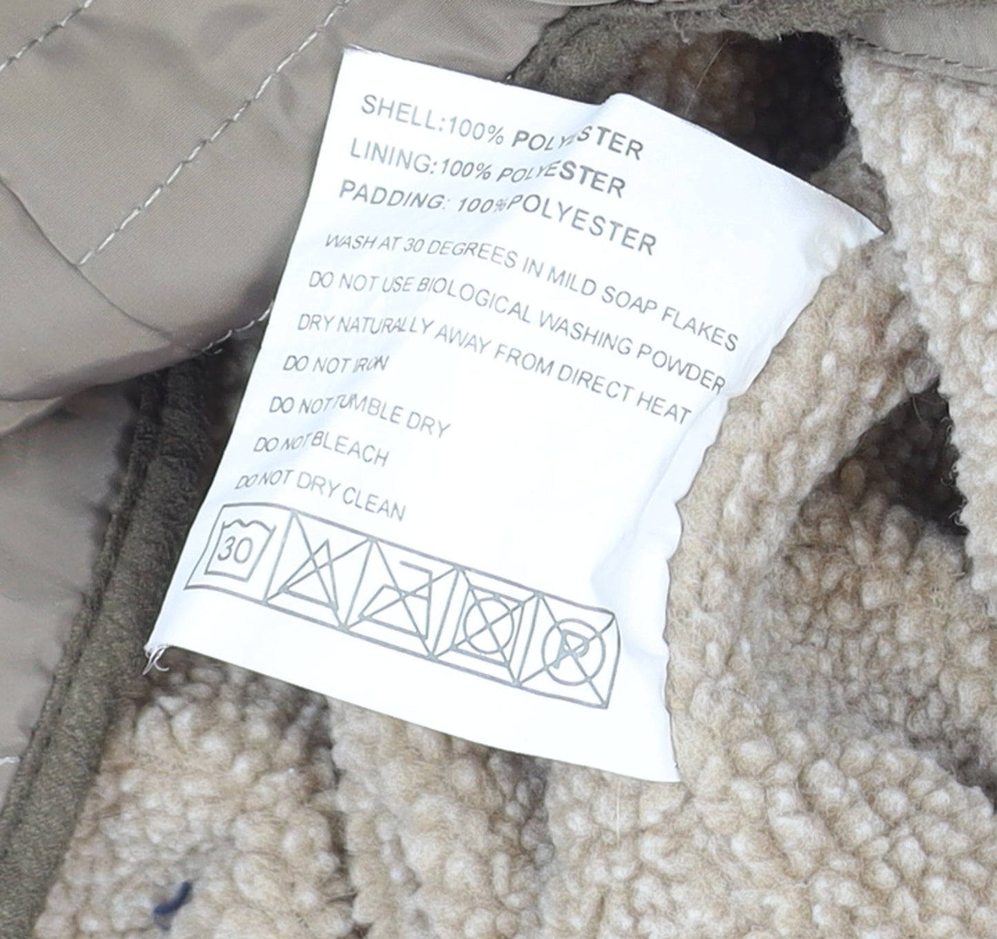 Womens UK Size S Coldene Beige Quilted Coat