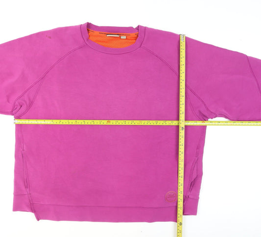 Womens UK Size L Napapijri Pink Pullover Sweatshirt