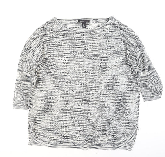 Womens UK Size 12 Mango Grey Pullover Jumper