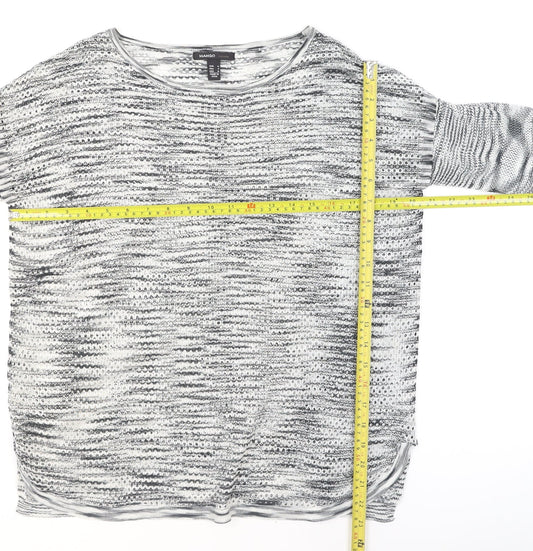 Womens UK Size 12 Mango Grey Pullover Jumper