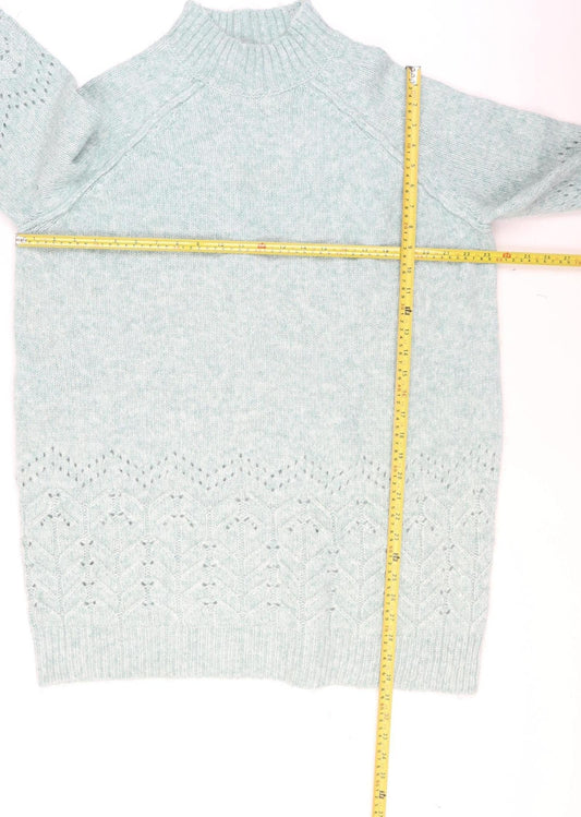 Womens UK Size 18 M&Co Green Pullover Jumper