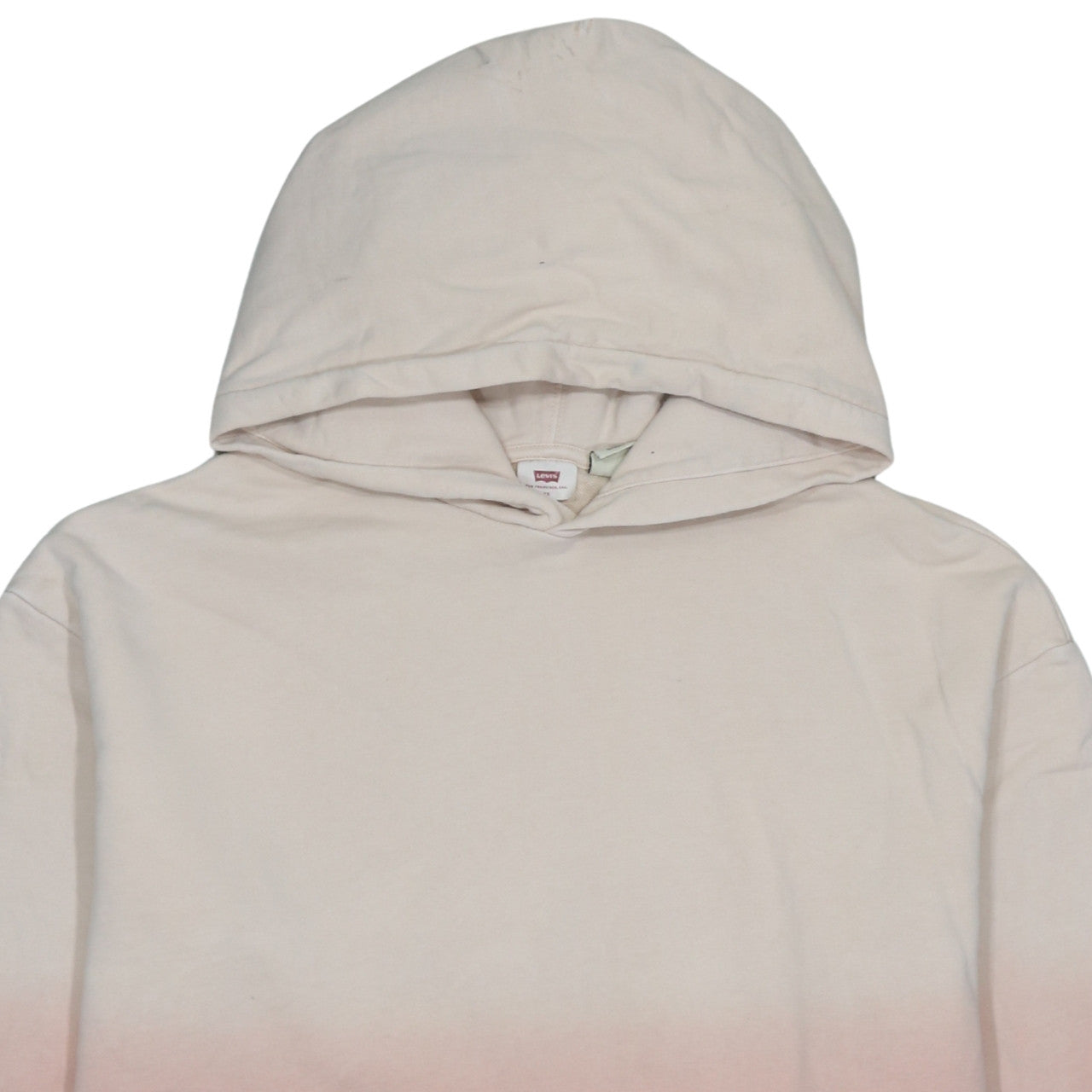 Womens UK Size XS Levi's Beige Pullover Hoodie